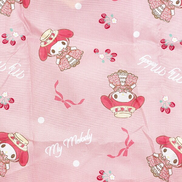 サンリオ マイメロディ ポケット付きエコバッグ かばん お買い物 レッド