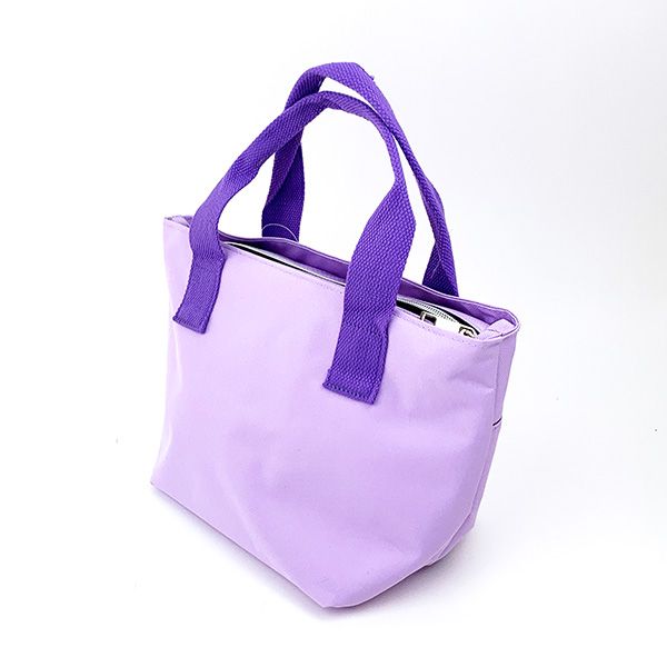 サンリオ クロミ ポケット付きクーラーバッグ トートバッグ お弁当 ランチ キッチン パープル