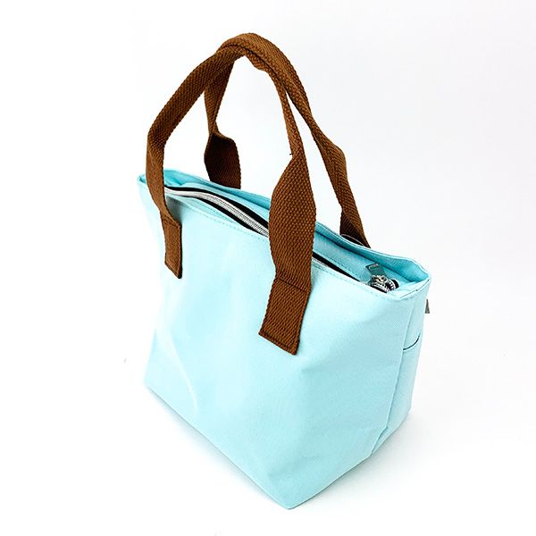 サンリオ サンリオキャラクターズ ポケット付きクーラーバッグ トートバッグ お弁当 ランチ キッチン ブルー