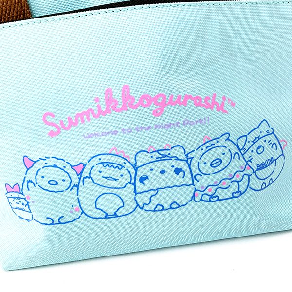 すみっコぐらし ポケット付きクーラーバッグ トートバッグ お弁当 ランチ キッチン ミント