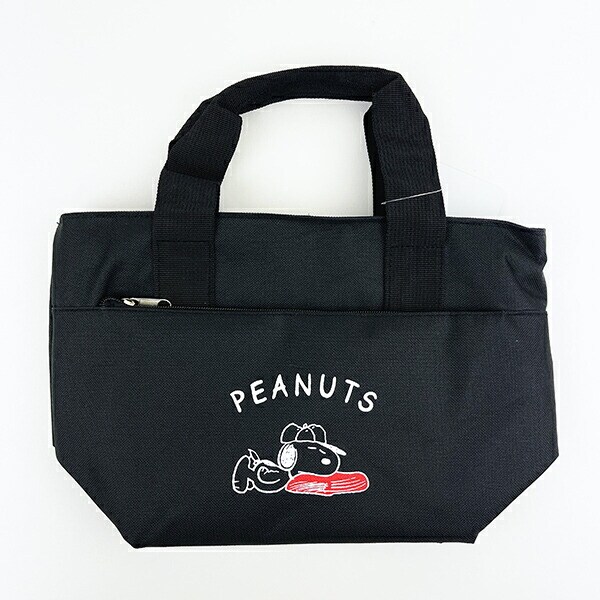 スヌーピー 野球 ポケット付きアルミランチバッグ SNOOPY