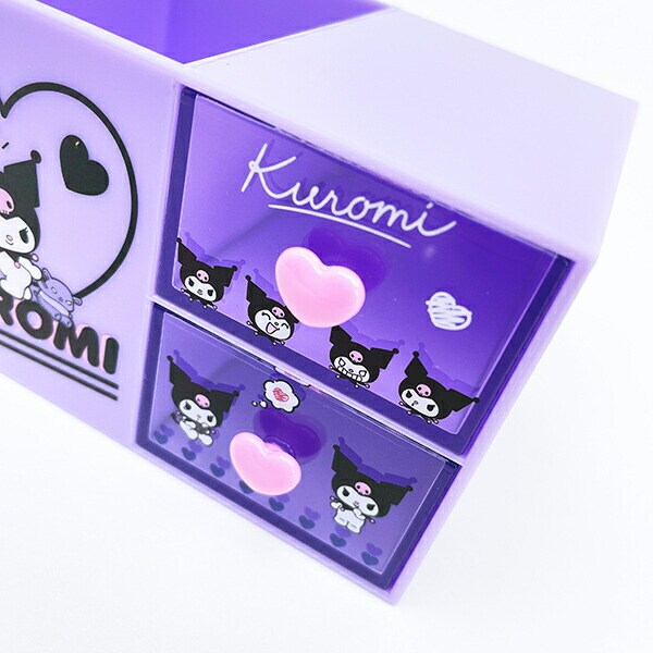 サンリオ クロミ ペンスタンド付きプラチェスト 収納 小物入れ インテリア Sanrio