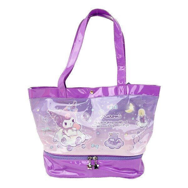 サンリオ クロミ ポケット付きビニールボストンバッグ キッズ スクール Sanrio