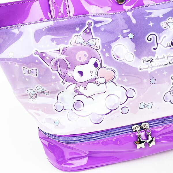 サンリオ クロミ ポケット付きビニールボストンバッグ キッズ スクール Sanrio