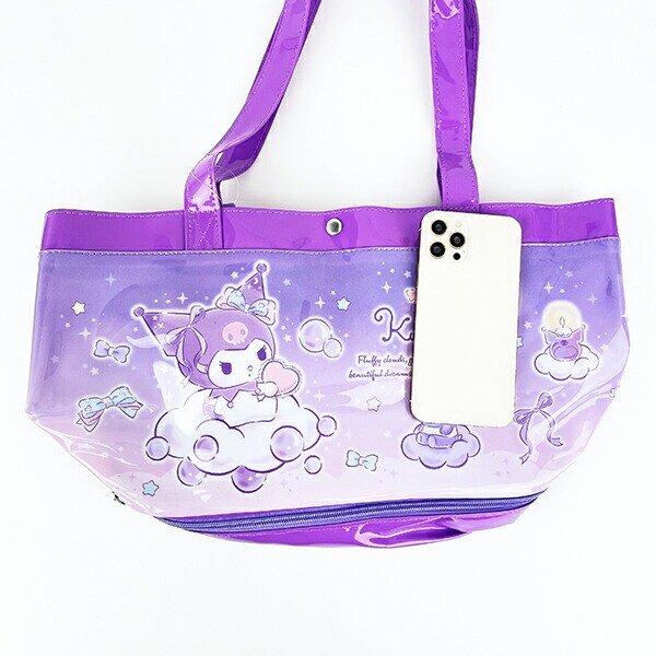 サンリオ クロミ ポケット付きビニールボストンバッグ キッズ スクール Sanrio