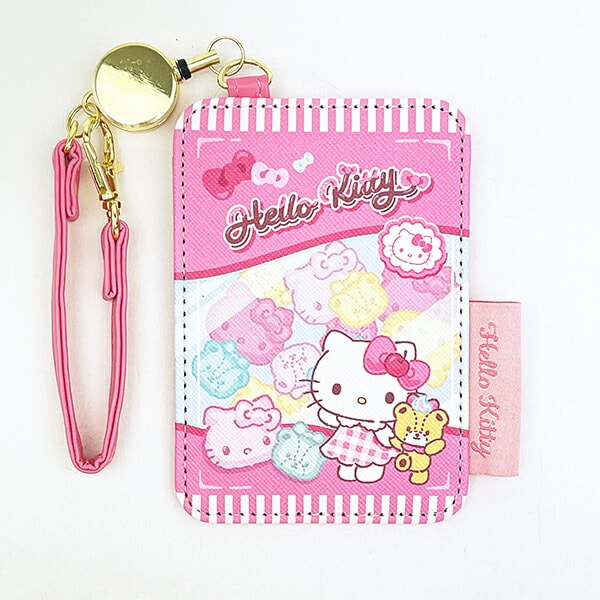 サンリオ ハローキティ リール付きパスケース Sanrio