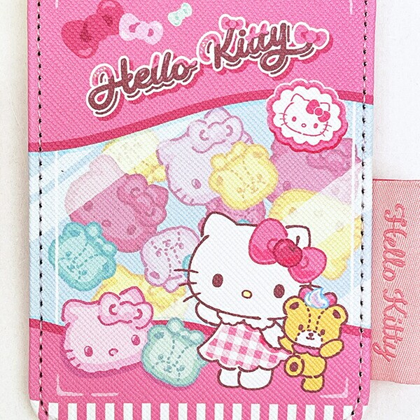 サンリオ ハローキティ リール付きパスケース Sanrio