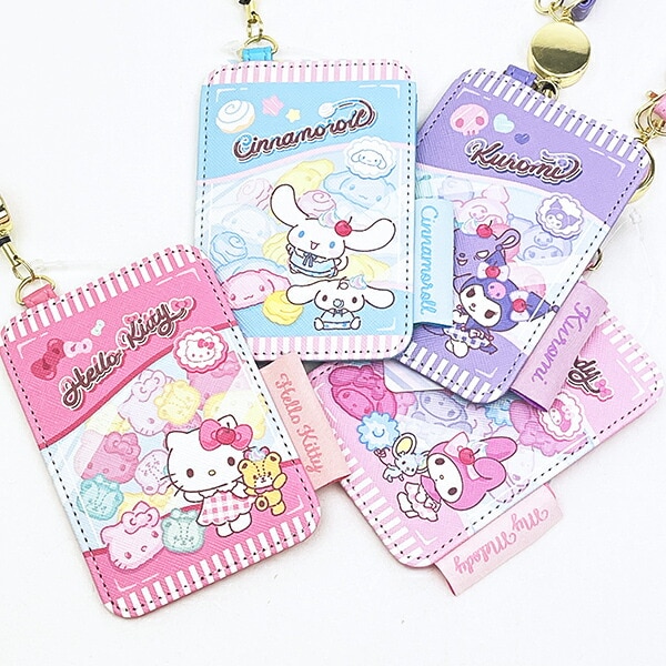 サンリオ ハローキティ リール付きパスケース Sanrio