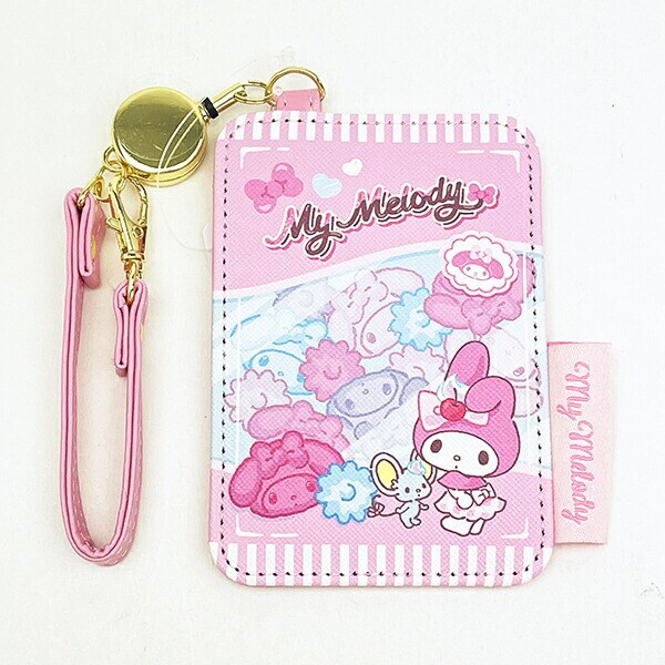 サンリオ マイメロディ リール付きパスケース Sanrio