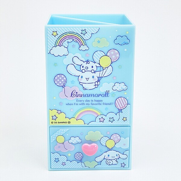 サンリオ シナモロール スクエアペンスタンド ペン立て シナモン Sanrio