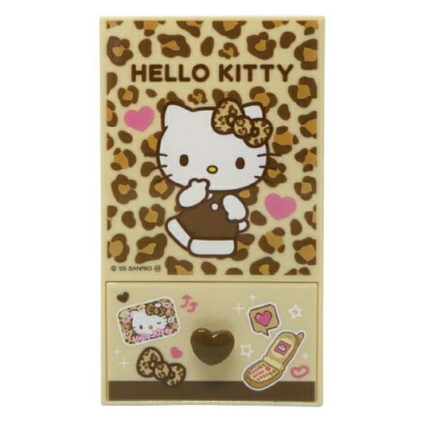 サンリオ ハローキティ スクエアペンスタンド ヒョウ柄 平成レトロ Sanrio