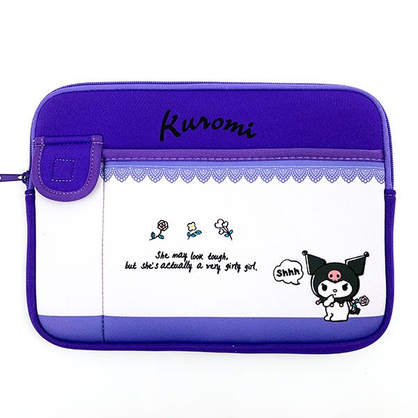 サンリオキャラクターズ クロミ タブレットケース PCケース パープル