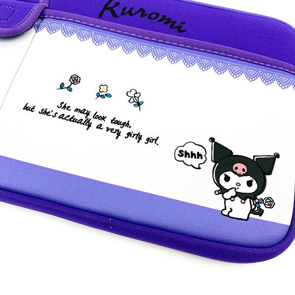 サンリオキャラクターズ クロミ タブレットケース PCケース パープル