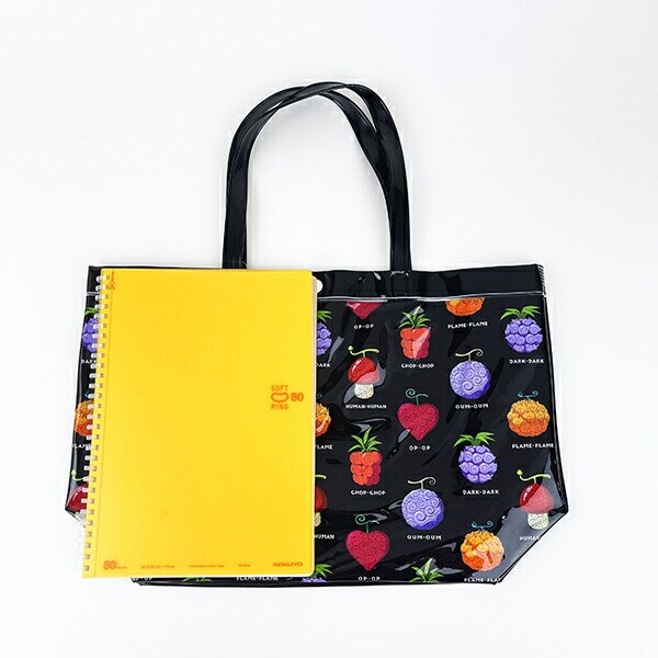 ワンピース ONE PIECE 悪魔の実 ビニールボストンバッグ キッズ スクール