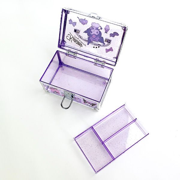 サンリオ クロミ バニティケース 収納ボックス 小物入れ インテリア パープル