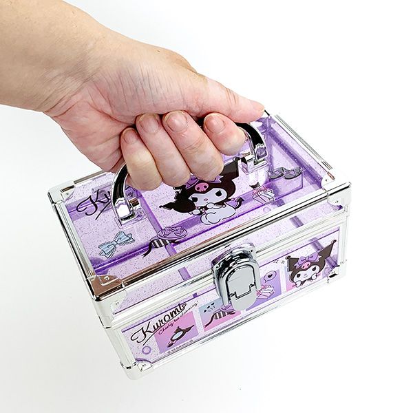サンリオ クロミ バニティケース 収納ボックス 小物入れ インテリア パープル