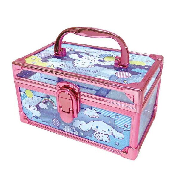 サンリオ シナモロール バニティーケース ブルー 収納 小物入れ シナモン