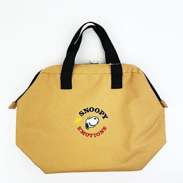 スヌーピー フェイス ワイヤー付きランチバッグ SNOOPY