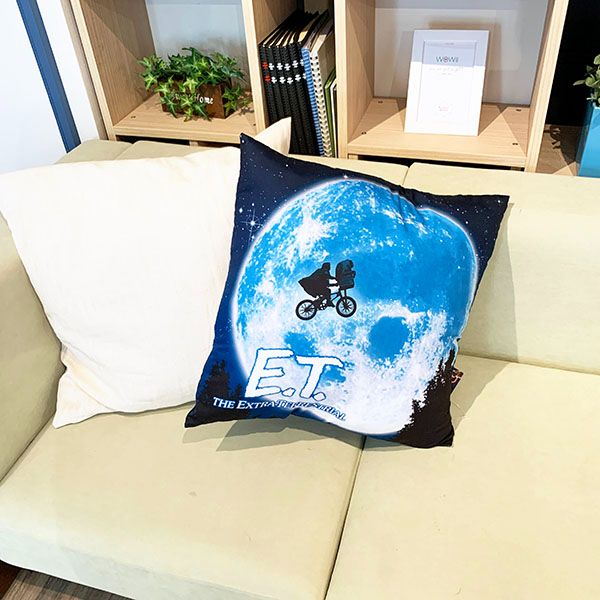 E.T. クッション 四角 インテリア ファブリック