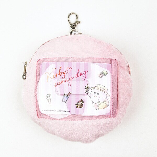 星のカービィ フェイスパスケース にっこり 定期入れ ICカードケース