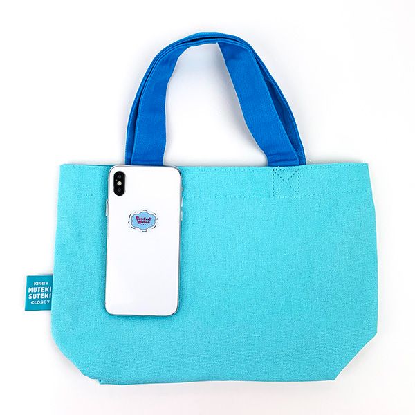 星のカービィ ムテキステキクローゼット ミニトート ブルー バッグ ランチバッグ オフィス 学校