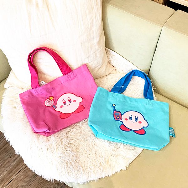 星のカービィ ムテキステキクローゼット ミニトート ブルー バッグ ランチバッグ オフィス 学校