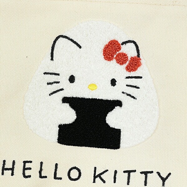 サンリオ ハローキティ 帆布サガラ刺繍ミニトートバッグ おにぎりシリーズ  Sanrio