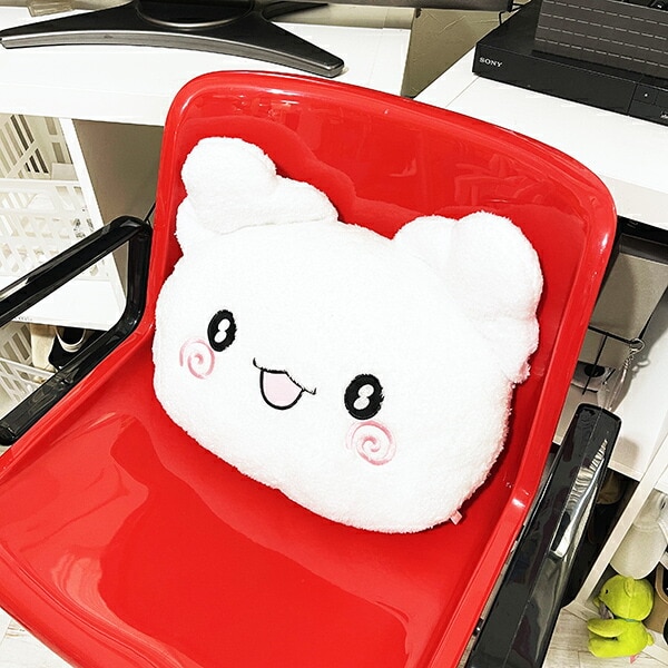 サンリオ はなまるおばけ 口開け フェイスクッション ふんわり光るシリーズ Sanrio