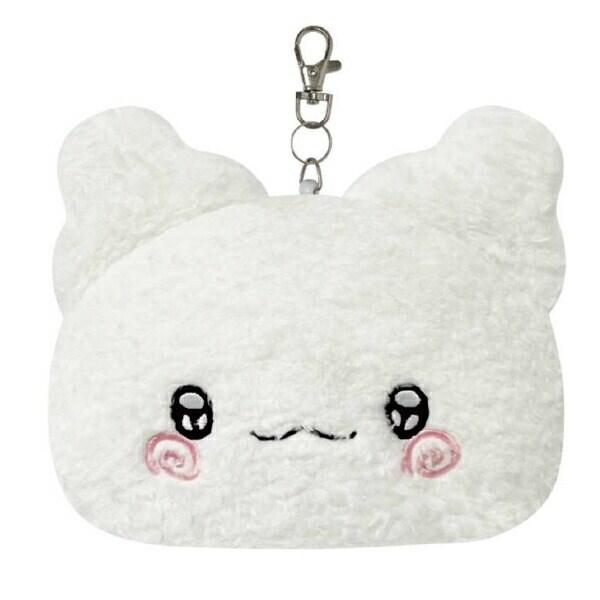 はなまるおばけ ふんわり光るシリーズ フェイスパスケース キラキラ ぬいぐるみパスケース サンリオ