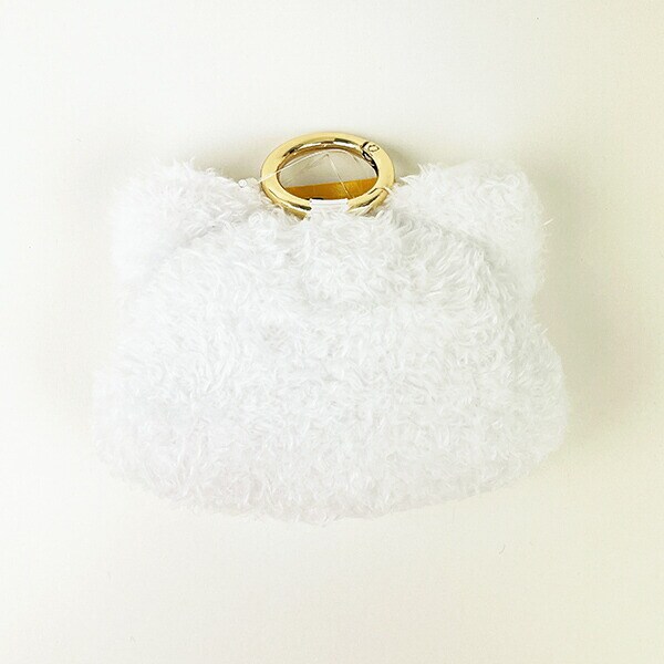 サンリオ はなまるおばけ 口開け カナビラ付きミニフェイスポーチ ふんわり光るシリーズ Sanrio