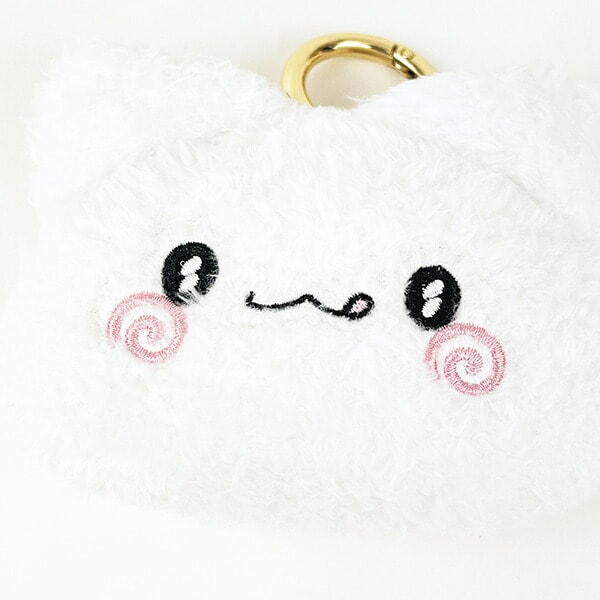 サンリオ はなまるおばけ 舌ぺろ カナビラ付きミニフェイスポーチ ふんわり光るシリーズ Sanrio