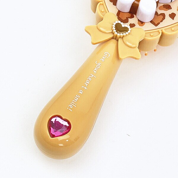 サンリオ ハローキティ ヒョウ柄 ヘアブラシ (ブラウン） くし Sanrio