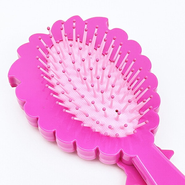 サンリオ ハローキティ ヒョウ柄 ヘアブラシ (ピンク） くし Sanrio