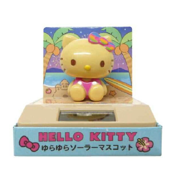 サンリオ 日焼け キティ ゆらゆらソーラーマスコット Sanrio