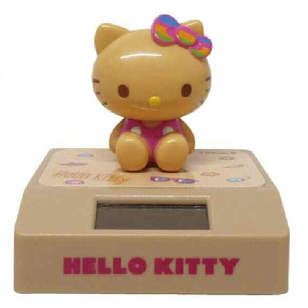サンリオ 日焼け キティ ゆらゆらソーラーマスコット Sanrio