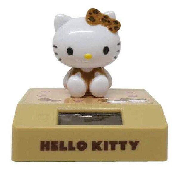 サンリオ サンリオ ハローキティ ゆらゆらソーラーマスコット ヒョウ柄 Sanrio