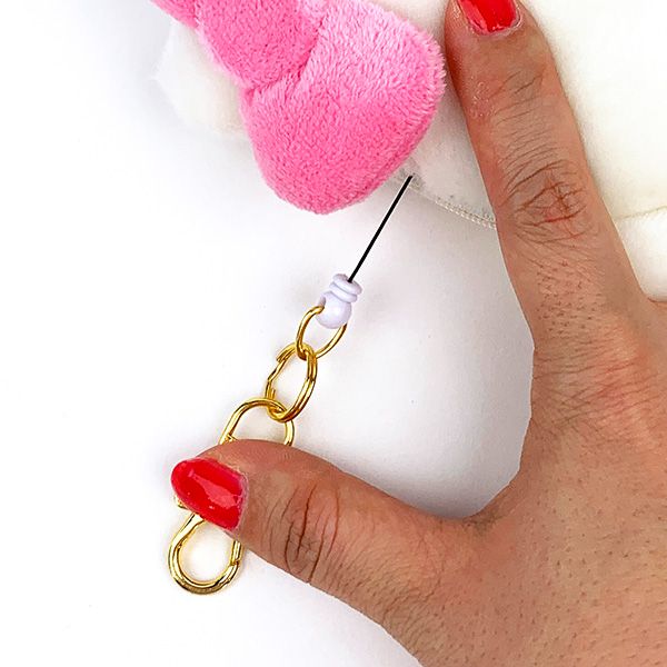 サンリオ ハローキティ（70年代） フェイスパスケース ピンク 定期入れ ICカードケース リール付き