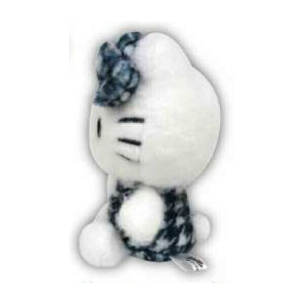 サンリオ ハローキティ 千鳥格子シリーズ ボールチェーンマスコット ブラック 平成レトロ Sanrio