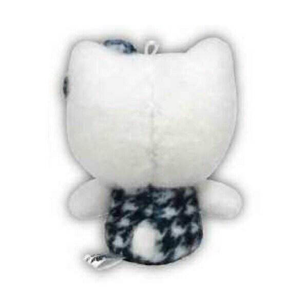 サンリオ ハローキティ 千鳥格子シリーズ ボールチェーンマスコット ブラック 平成レトロ Sanrio