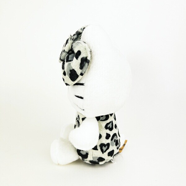 サンリオ ハローキティ ヒョウ柄シリーズ お座りぬいぐるみ モノクロ Sanrio