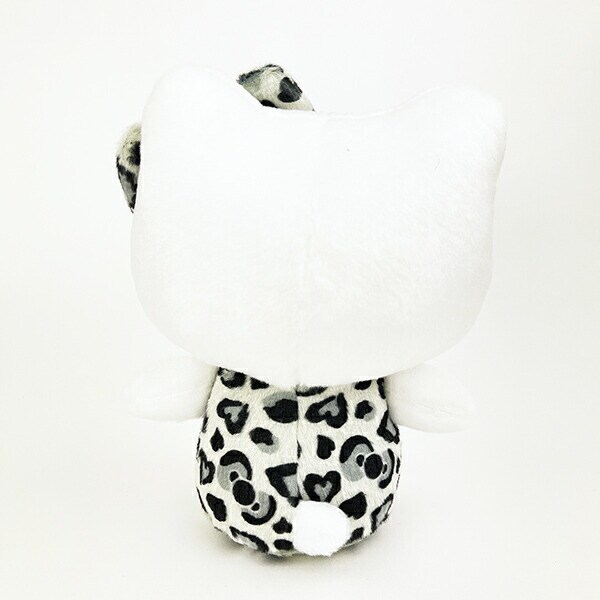 サンリオ ハローキティ ヒョウ柄シリーズ お座りぬいぐるみ モノクロ Sanrio