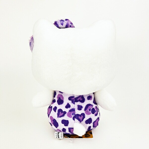 サンリオ ハローキティ ヒョウ柄シリーズ お座りぬいぐるみ パープル Sanrio