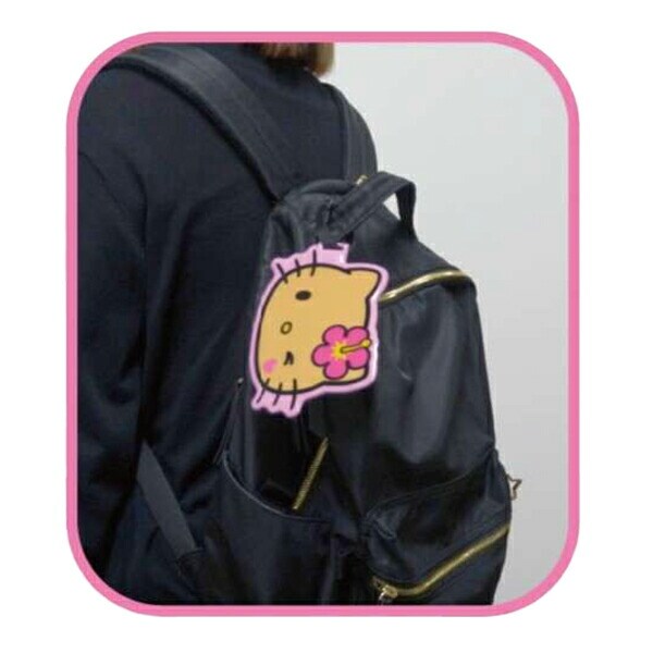 サンリオ ハローキティ 日焼けシリーズ  ダイカットPVCケース ピンク 平成レトロ