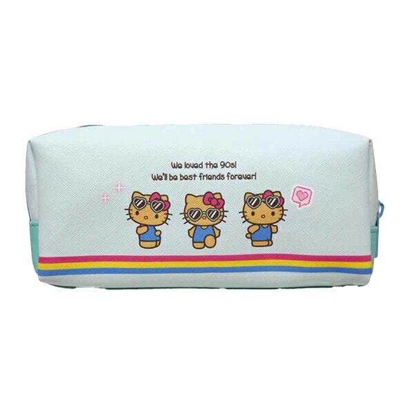 サンリオ ハローキティ 日焼けシリーズ メッシュBOXポーチ ピンク 平成レトロ