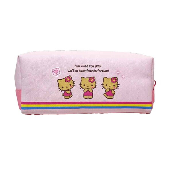 サンリオ ハローキティ 日焼けシリーズ メッシュBOXポーチ ピンク 平成レトロ