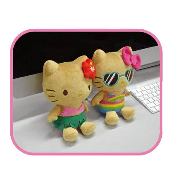 サンリオ ハローキティ 日焼けシリーズ お座りぬいぐるみ ハイビスカス 平成レトロ