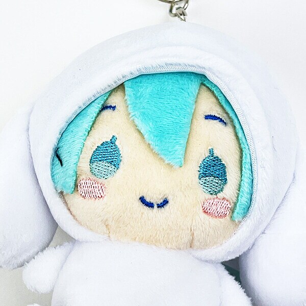 サンリオ 初音ミク×シナモロール カラビナ付きマスコット きぐるみ シナモン Sanrio