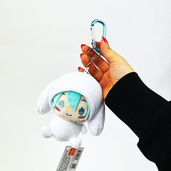 サンリオ 初音ミク×シナモロール カラビナ付きマスコット きぐるみ シナモン Sanrio