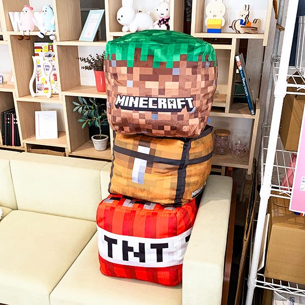 マインクラフト Minecraft ブロッククッション TNT 火薬 インテリア レッド