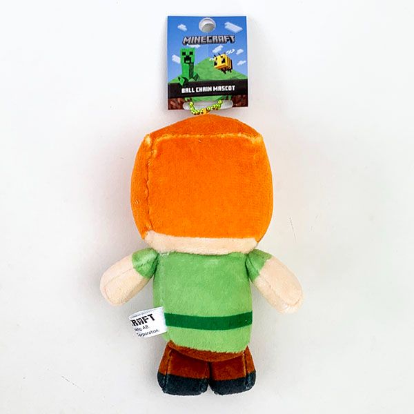 マインクラフト ボールチェンマスコット アレックス マスコット ぬいぐるみ キーチェーン ぬいぐるみ